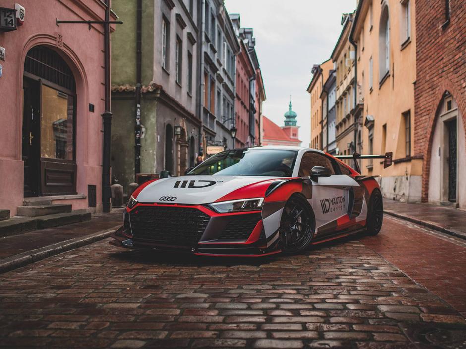 Audi R8 fitted with a full Maxton Design body kit